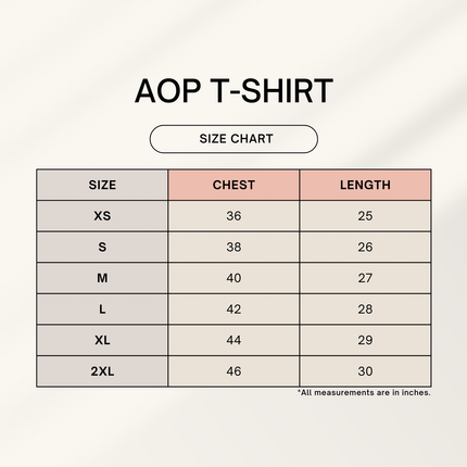 Color_Size Chart