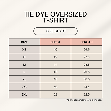 Color_Size Chart