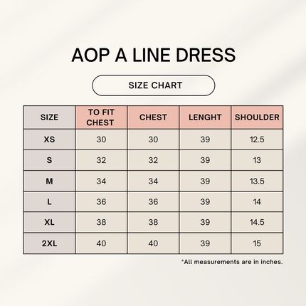 Color_Size Chart