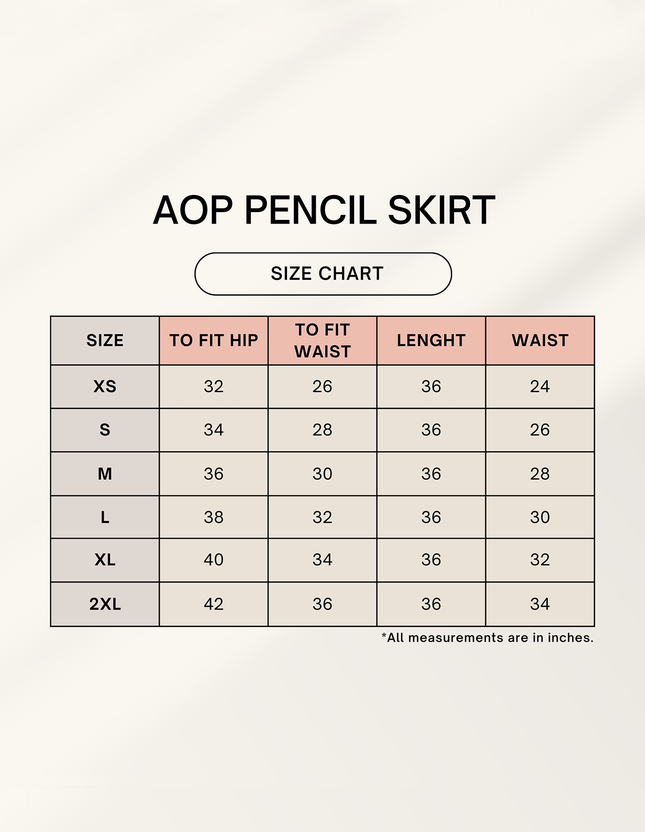 Color_Size Chart