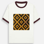 Maroon off white / S
