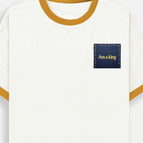 Mustard yellow off white / S