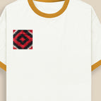 Mustard yellow off white / S